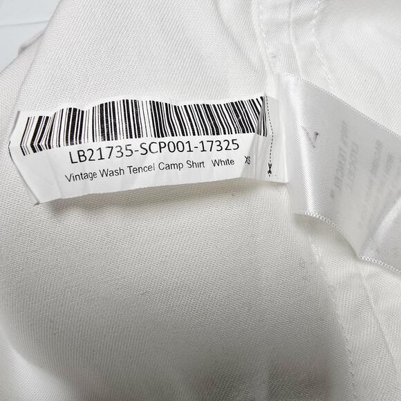 Quince Shirt Size XS Vintage Wash Tencel Camp Shirt Short Sleeve Button Up NWT - Picture 9 of 9